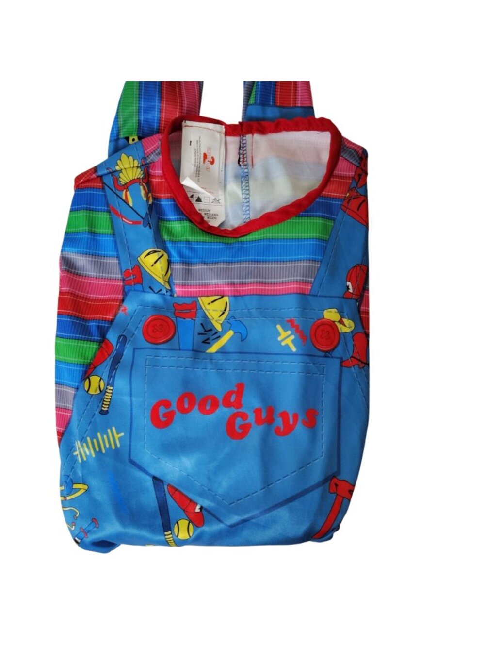 Rubies Boys M (8) Childs Play 2 Chucky Complete Halloween Costume With Mask - Picture 6 of 7